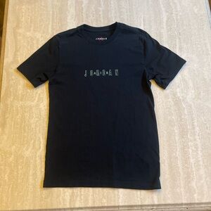 Men’s Jordan Air Essential Crewneck Tee 2 - Black w/ Green - Size S